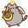 Pusheen Angel and Harp Gray Pointer