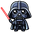 Kawaii Darth Vader and Lightsaber Gray Pointer