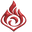Simple 3D Genshin Impact Pyro Red Pointer