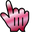 Pink Candy Gradient Pointer