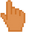 Persian Orange Pixel Pointer
