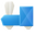 Origami Blue Steam Train White Pointer
