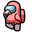 Among Us Pink Flamingo Character Pointer