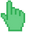 Pistachio Green Pixel Pointer