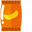 Minimal Orange Bag of Chips Pointer