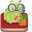 Blooket Wise Caterpillar Green Red Pointer