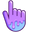 Purple Slime Color Blue Pointer