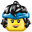 LEGO Ninjago Nya and Golden Spear Black Yellow Pointer