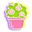 Neon Watering Can and Houseplant Green Pink Pointer