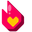 Fandom Logo Red Yellow Pointer