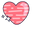 VSCO Girl Pink Hearts Pointer