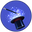 Magician: Wand and Top Hat Blue Black Pointer