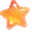 Jelly Heart and Star Orange Pointer