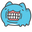Cute Bugcat Capoo Smiling Blue Pointer