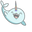 Cute Light Blue Narwhal Pointer