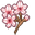 Sakura Flowers Pixel Pink Brown Pointer