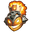 Skylanders Blast Zone and Bomb Orange Gray Pointer