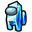 Among Us Shiny Blue Diamond Character Pointer