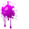 Graffiti Stains of Spray Paint Purple Pointer