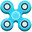 Green and Blue Spinner Toys Pointer