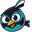 Angry Birds Jo the Bird Green Black Pointer