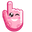 Bubblegum Pink Smile Pointer