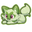 Cute Pokemon Nyahoja Green Pointer