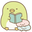 San-X Sumikko Gurashi Penguin with a Book Green Pointer