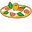 Gudetama on Ham Slices and Pizza Yellow Green Pointer
