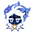 Cookie Run Stardust Cookie and a Ribbon Blue White Pointer