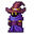 Terraria Wizard and Shimmered Wizard Purple Brown Pointer