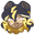 Cookie Run Stormbringer Cookie and Heaven Splitter Yellow Black Pointer