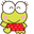 Sanrio Pikki Frog Green Red Pointer
