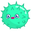 Moshi Monsters Blurp the Batty Bubblefish Cyan Green Pointer