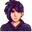 Stardew Valley Sebastian and a Heart Dark Purple Black Pointer