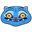 KPop Demon Hunters Tiger and Bird Blue Yellow Pointer