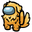 Among Us Yellow Golden Retriever Character Orange Pointer