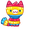 Cat Game: The Cats Collector Sticky Note and Pinata Yellow Red Pointer