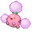 Pokemon Shiny Skiploom and Jumpluff Pixel Pink Purple Pointer
