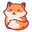 Cute Chubby Fox Orange Beige Pointer