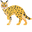 Serval Yellow Black Pointer
