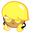 Cookie Run Lemon Cookie and a Cube Yellow Brown Pointer