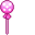 Sweet Lollipops Pixel Pink White Pointer