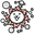 The Battle Cats Solar Cat and Planets Gray Pink White Pointer