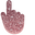 Cordovan Dark Pink Glitter Pointer