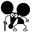 The Amazing World of Gumball Louie Watterson and a Cane Black Pointer