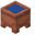 Minecraft Copper Sink Brown Blue Pointer
