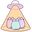 Pusheen UFO and Donuts Purple Orange Cyan Pointer