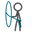 Animator vs. Animation Victim with his Shuriken and Lasso Black Blue Pointer