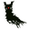 Sky: Children of the Light Dark Dragon in a Birthday Hat Black Pointer